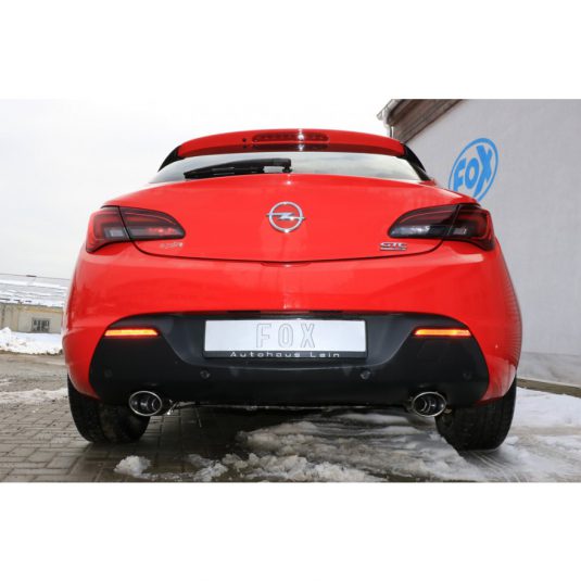Opel Astra J GTC Endschalldämpfer quer Ausgang rechts/links – 115×85 Typ 32 rechts/links