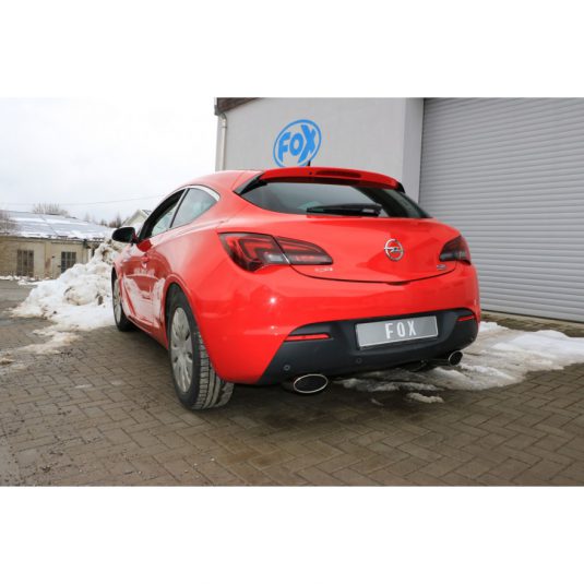 Opel Astra J GTC Endschalldämpfer quer Ausgang rechts/links – 160×90 Typ 38 rechts/links