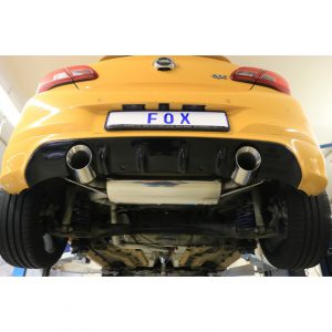 Opel Corsa E OPC Endschalldämpfer quer Ausgang rechts/links – 1×100 Typ 25 rechts/links